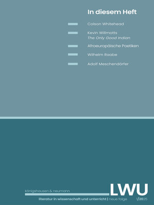 cover image of LWU Literatur in Wissenschaft und Unterricht